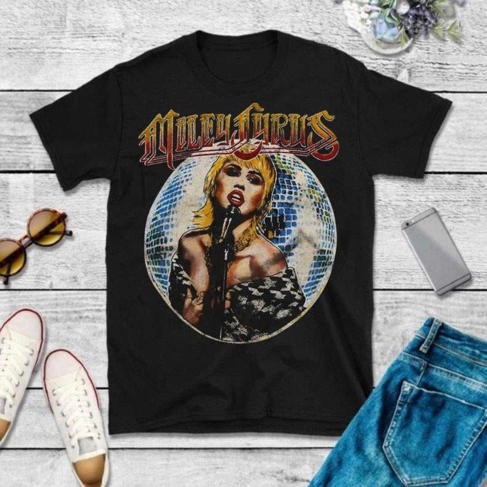 Miley Cyrus Midnight Sky Tshirt Retro Graphics Unisex Tshirt